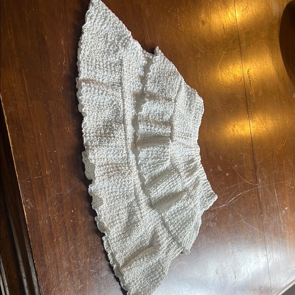 Zara White Ruffle Skorts